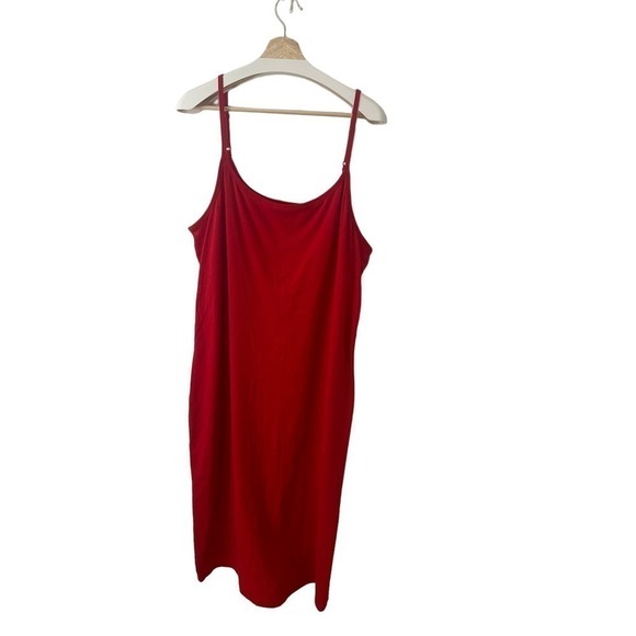 Gap Modern Dress, Red, Womens 2X, long - Picture 2 of 9